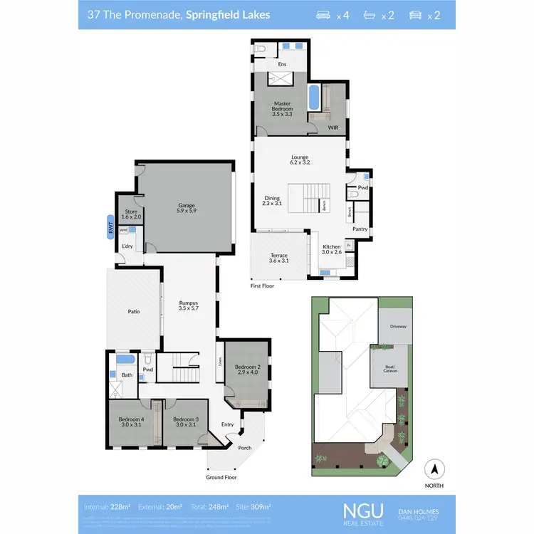 Floorplan of Homely house listing, 37 The Promenade, Springfield Lakes QLD 4300