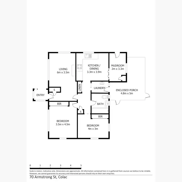 Floorplan of Homely house listing, 70 Armstrong Street, Colac VIC 3250