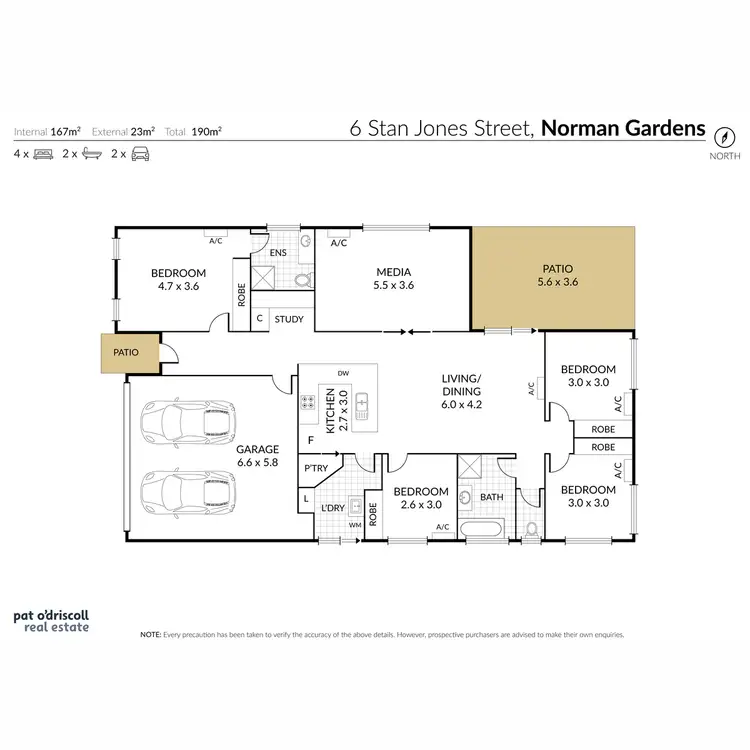 Floorplan of Homely house listing, 6 Stan Jones Street, Norman Gardens QLD 4701