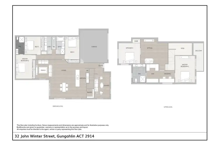 Floorplan of Homely house listing, 32 John Winter Street, Gungahlin ACT 2912