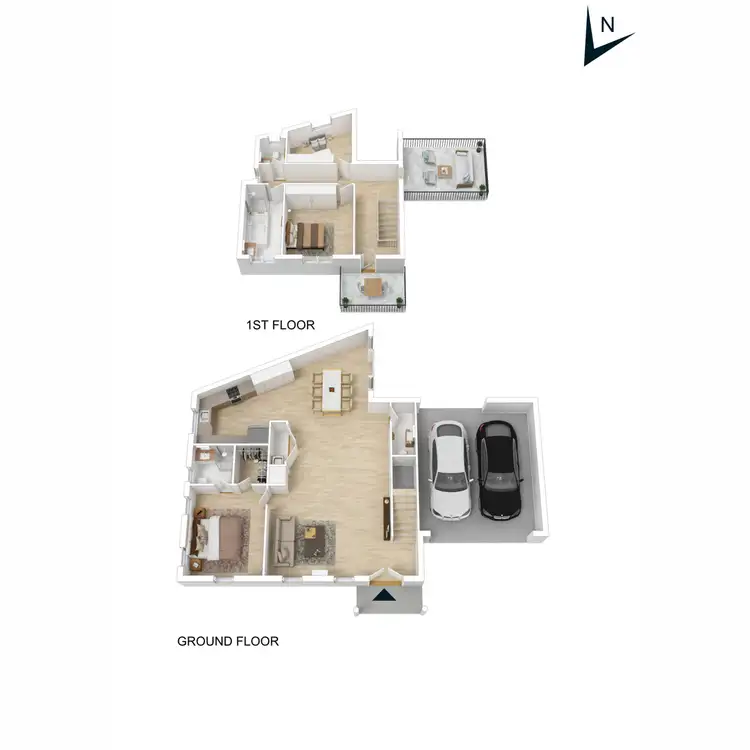 Floorplan of Homely townhouse listing, 9A Allambi Avenue, Capel Sound VIC 3940
