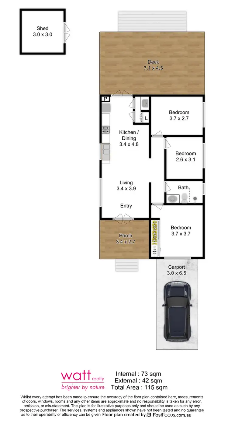 Floorplan of Homely house listing, 177 Queens Parade, Brighton QLD 4017