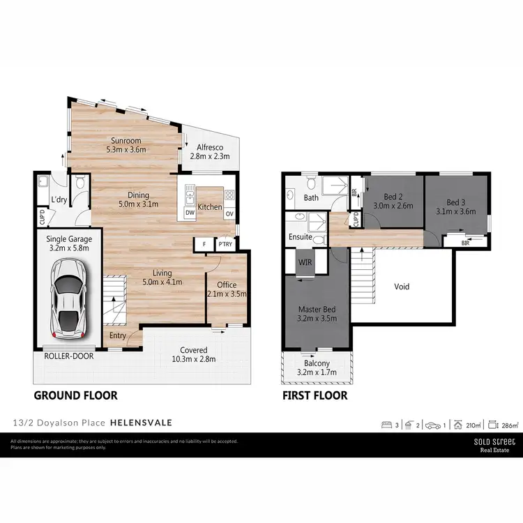 Floorplan of Homely townhouse listing, 13/2 Doyalson Place, Helensvale QLD 4212