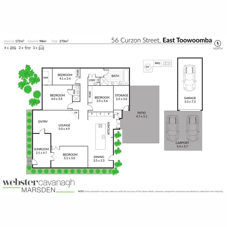 Floorplan of Homely house listing, 56 Curzon Street, East Toowoomba QLD 4350