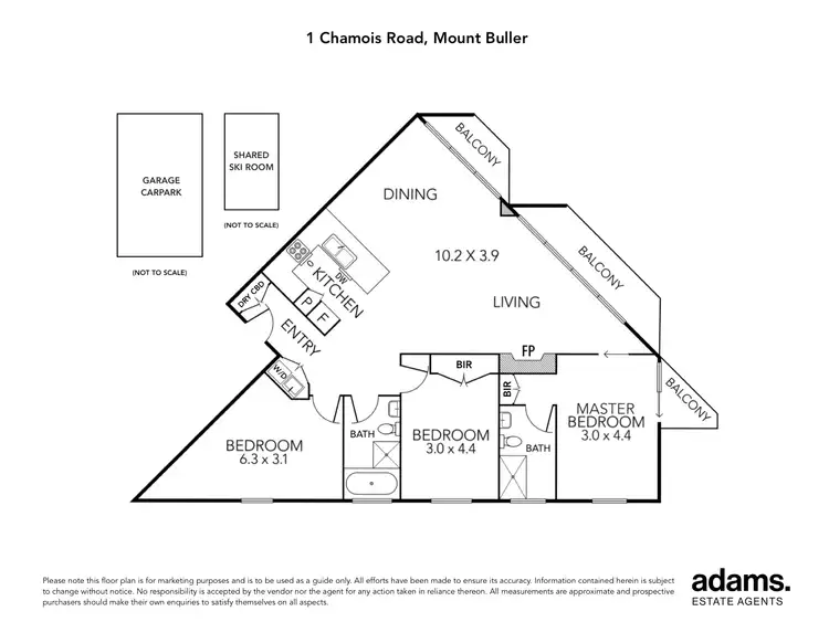 Floorplan of Homely apartment listing, 3/1 Chamois Road, Mount Buller VIC 3723