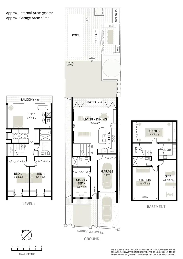 Floorplan of Homely house listing, 1 Carieville Street, Balmain NSW 2041