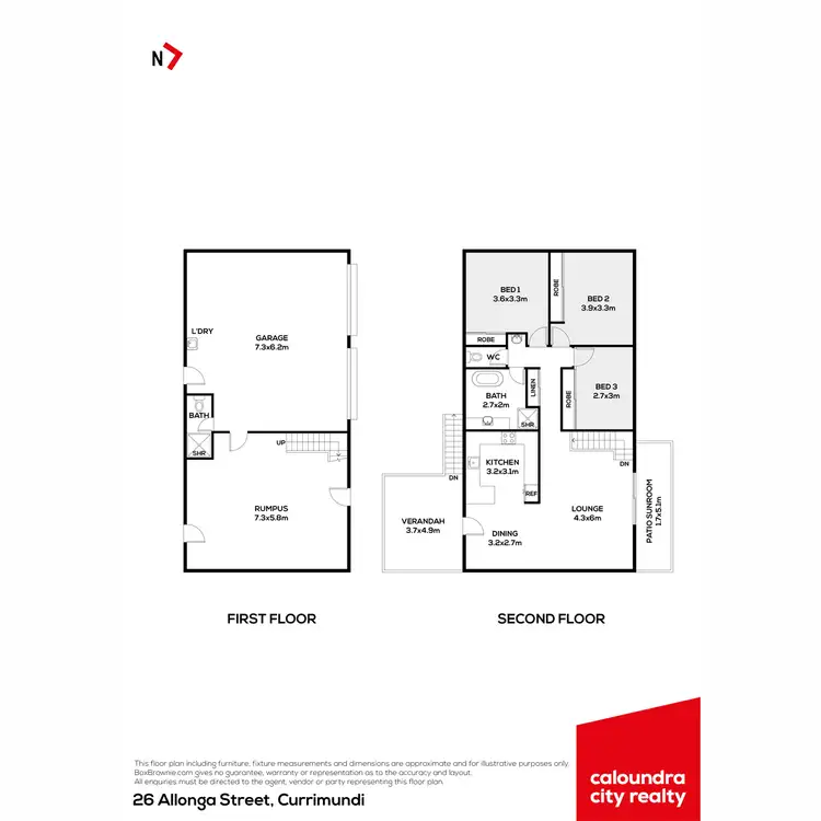 Floorplan of Homely house listing, 26 Allonga Street, Currimundi QLD 4551