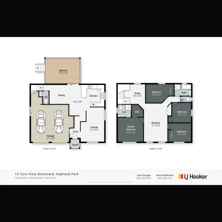 Floorplan of Homely house listing, 15 Tara Vista Boulevard, Highland Park QLD 4211