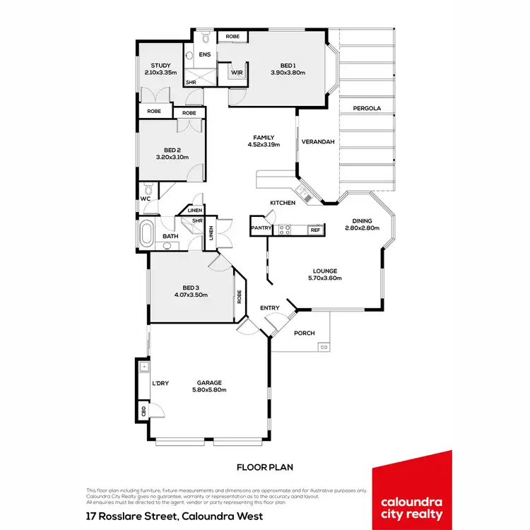 Floorplan of Homely house listing, 17 Rosslare Street, Caloundra West QLD 4551