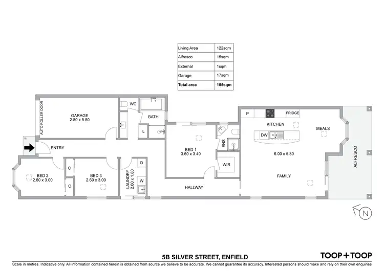 Floorplan of Homely house listing, 5B Silver Street, Enfield SA 5085