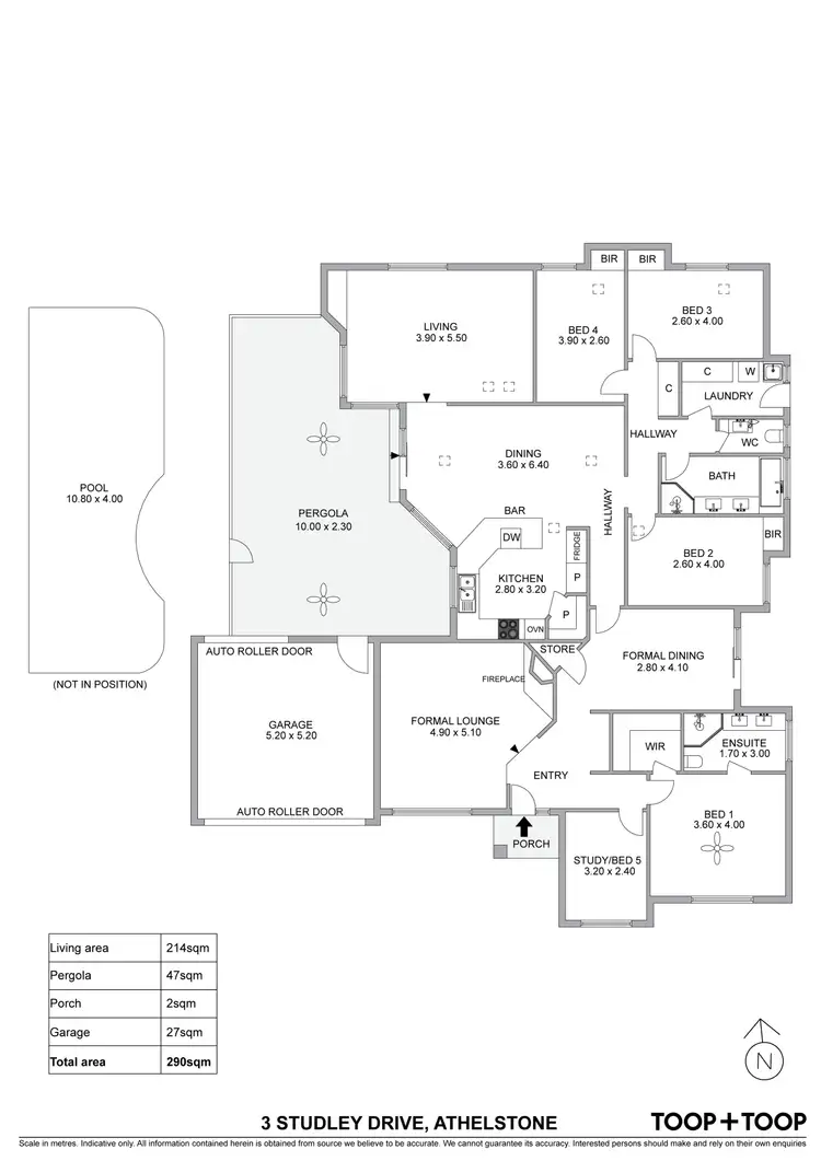 Floorplan of Homely house listing, 3 Studley Drive, Athelstone SA 5076