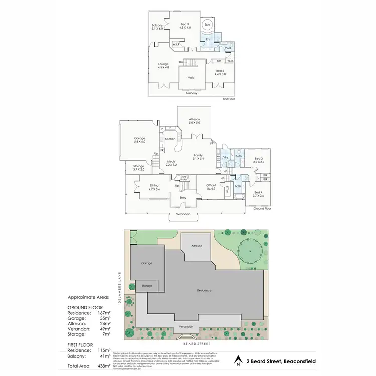 Floorplan of Homely house listing, 2 Beard Street, Beaconsfield WA 6162