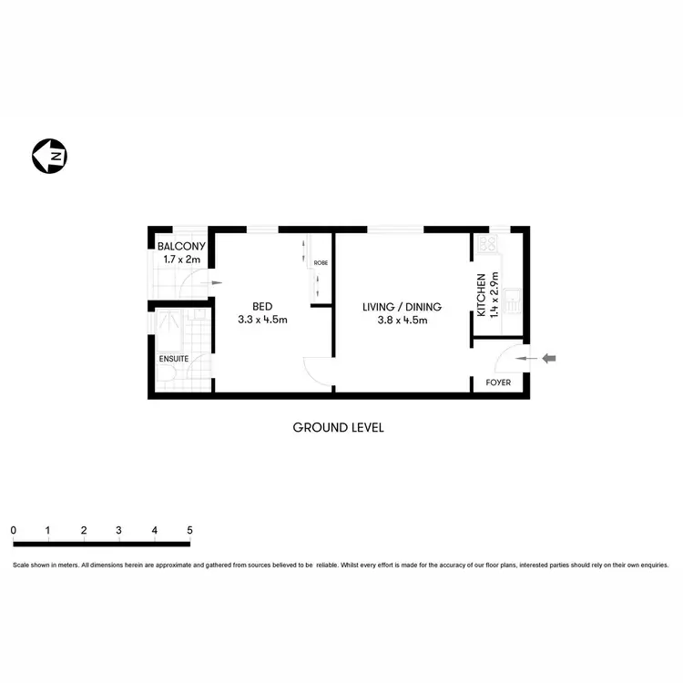 Floorplan of Homely apartment listing, 3/31B Fitzroy Street, Kirribilli NSW 2061