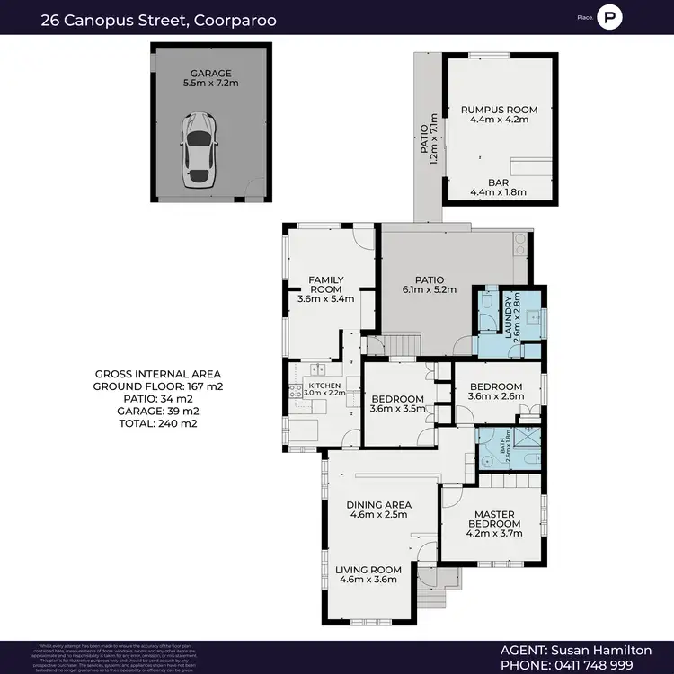 Floorplan of Homely house listing, 26 Canopus Street, Coorparoo QLD 4151