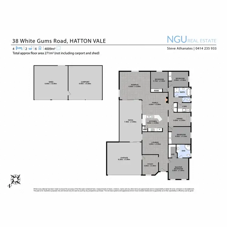Floorplan of Homely house listing, 38 White Gums Road, Hatton Vale QLD 4341