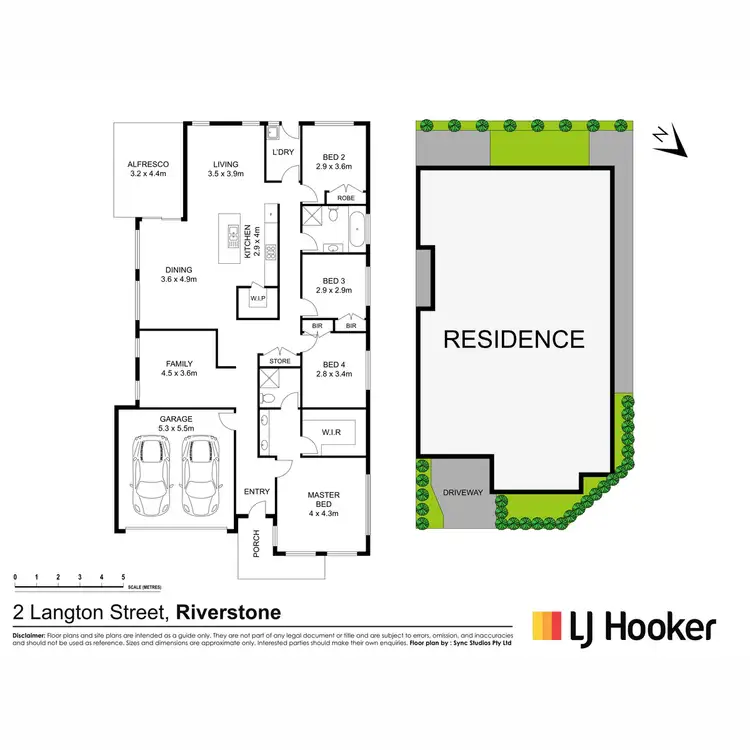 Floorplan of Homely house listing, 2 Langton Street, Riverstone NSW 2765