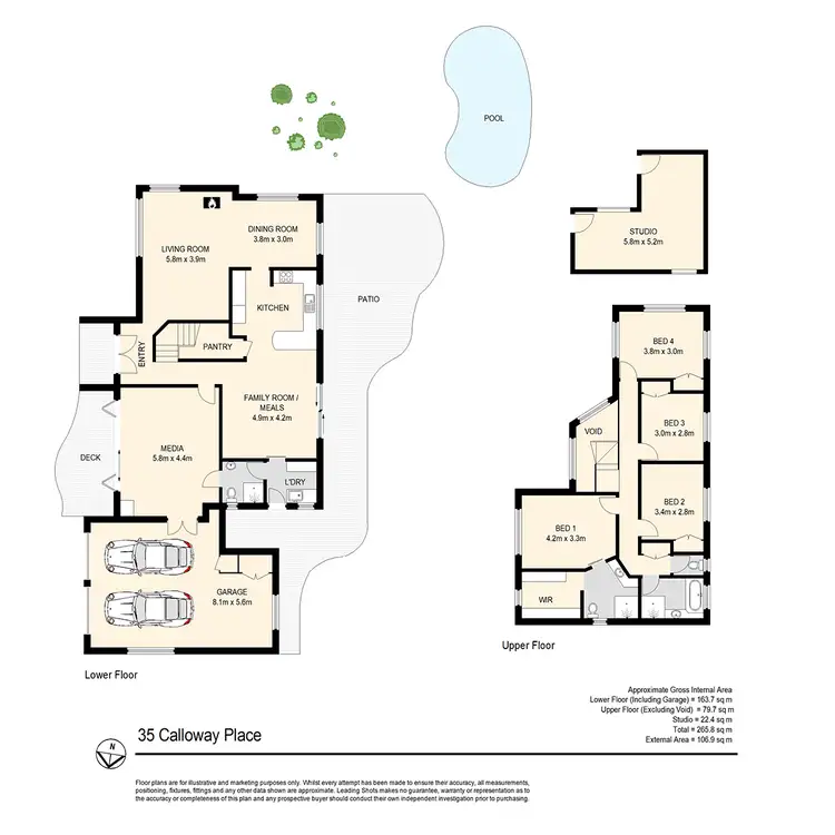 Floorplan of Homely house listing, 35 Calloway Place, Manly West QLD 4179