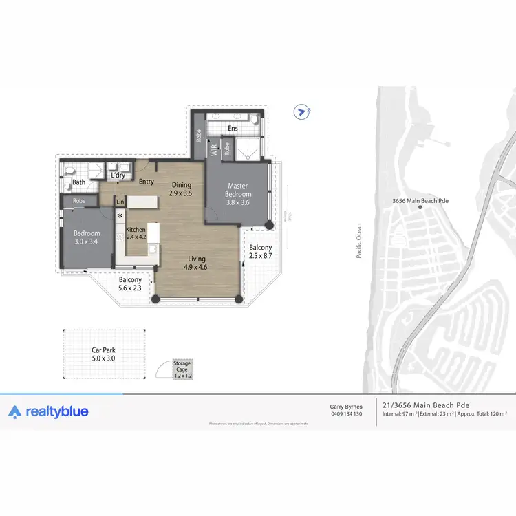 Floorplan of Homely apartment listing, 21/3656 Main beach Parade, Main Beach QLD 4217