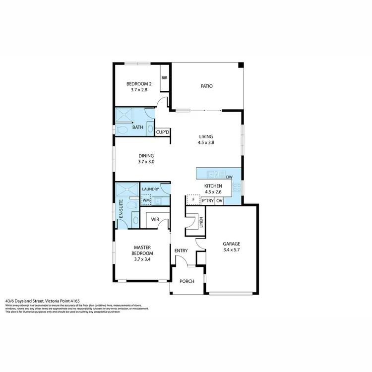 Floorplan of Homely house listing, 43/6 Daysland Street, Victoria Point QLD 4165