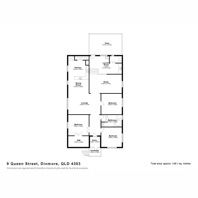 Floorplan of Homely house listing, 9 Queen Street, Dinmore QLD 4303