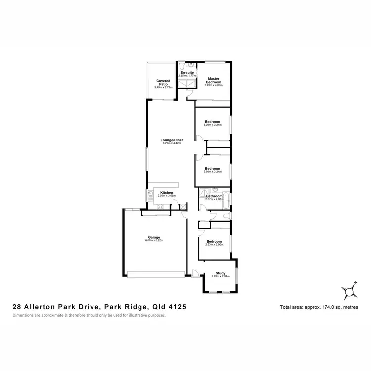 Floorplan of Homely house listing, 28 Allerton Park Drive, Park Ridge QLD 4125