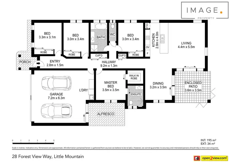 Floorplan of Homely house listing, 28 Forest View Way, Little Mountain QLD 4551