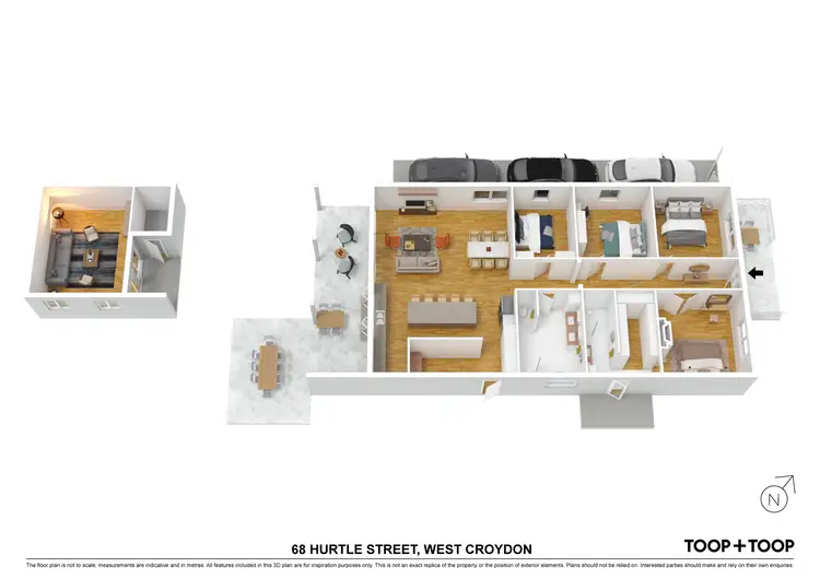 Floorplan of Homely house listing, 68 Hurtle Street, West Croydon SA 5008