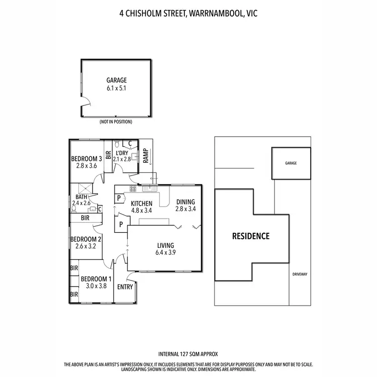 Floorplan of Homely house listing, 4 Chisholm Street, Warrnambool VIC 3280