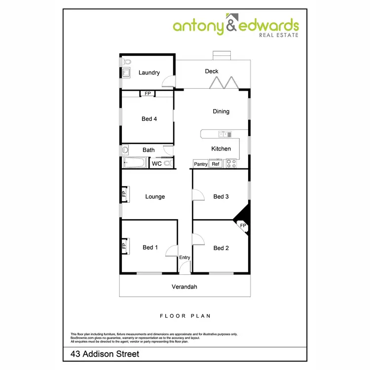 Floorplan of Homely house listing, 43 Addison Street, Goulburn NSW 2580