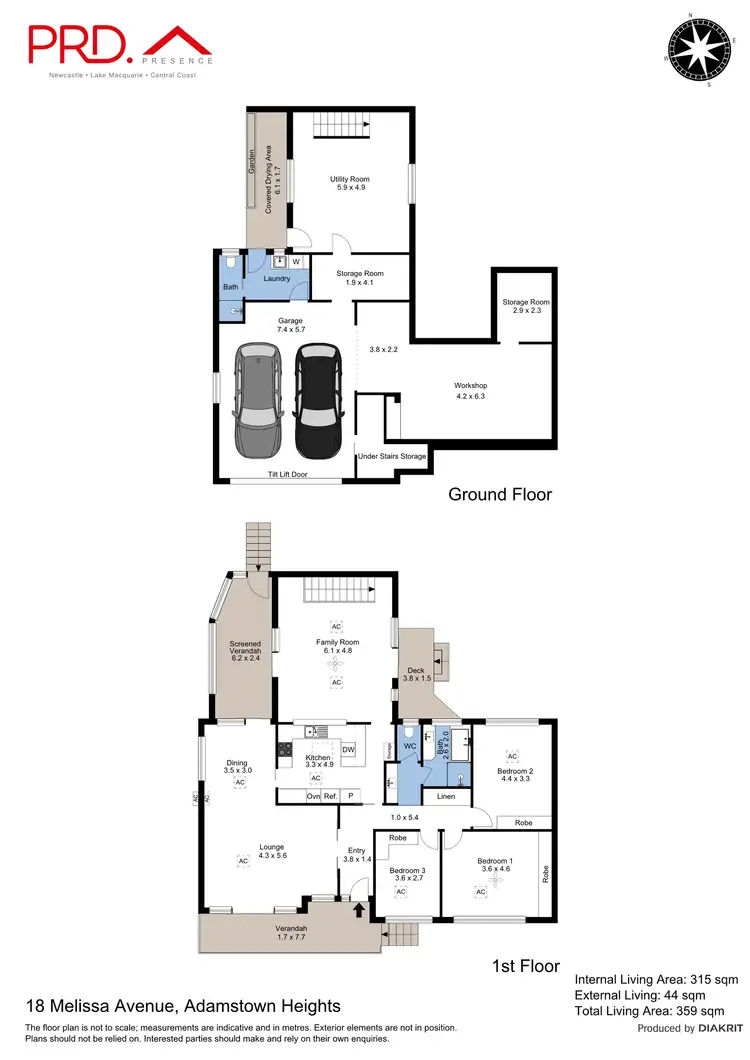 Floorplan of Homely house listing, 18 Melissa Avenue, Adamstown Heights NSW 2289
