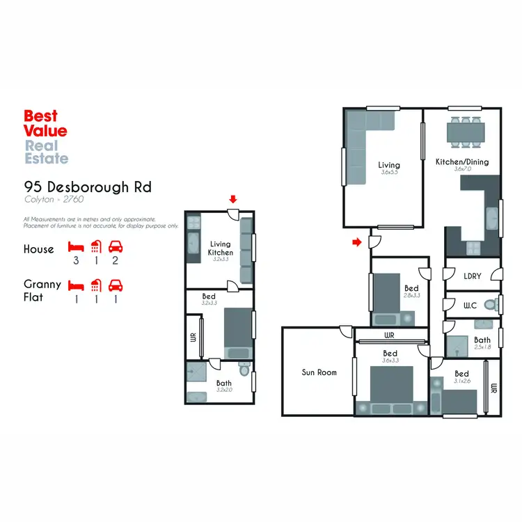 Floorplan of Homely house listing, 95 Desborough Street, Colyton NSW 2760