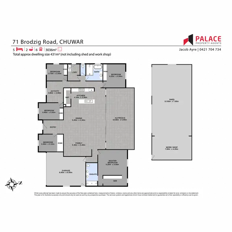 Floorplan of Homely house listing, 71 Brodzig Road, Chuwar QLD 4306