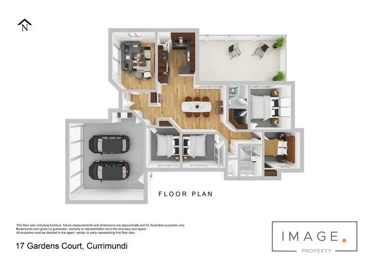 Floorplan of Homely house listing, 17 Gardens Square, Currimundi QLD 4551