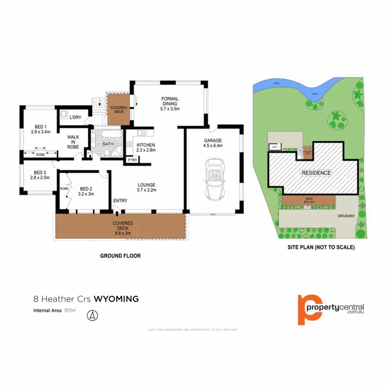Floorplan of Homely house listing, 2/18 Heather Crescent, Wyoming NSW 2250