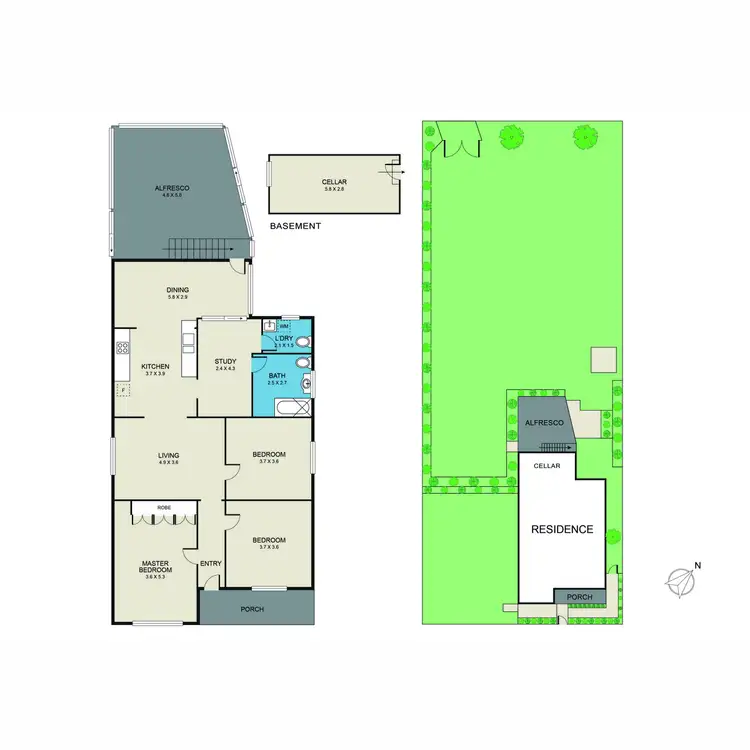 Floorplan of Homely house listing, 6 Yango Street, Cessnock NSW 2325