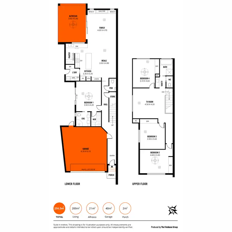 Floorplan of Homely house listing, 10a Murphy Street, Fulham Gardens SA 5024
