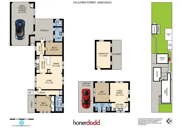 Floorplan of Homely house listing, 134 Alfred Street, Sans Souci NSW 2219