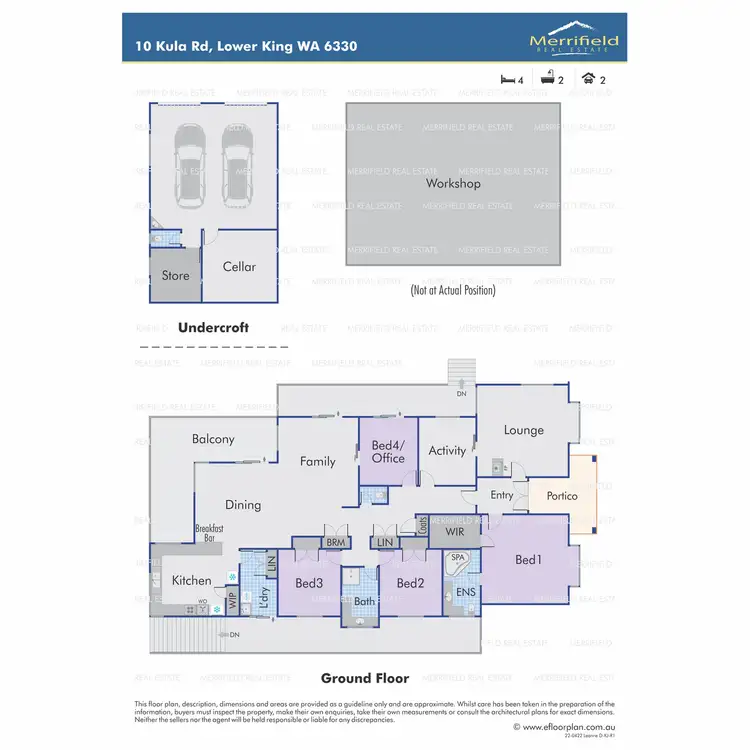 Floorplan of Homely house listing, 10 Kula Road, Lower King WA 6330