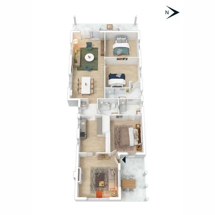 Floorplan of Homely house listing, 66 Third Avenue, Rosebud VIC 3939