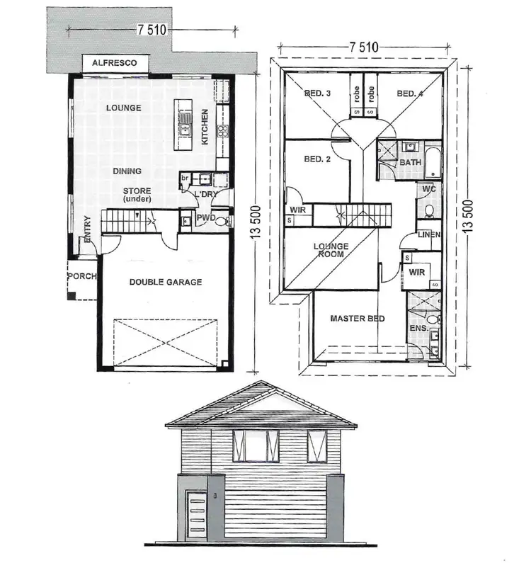 Floorplan of Homely townhouse listing, 29/21 Springfield Parkway, Springfield QLD 4300