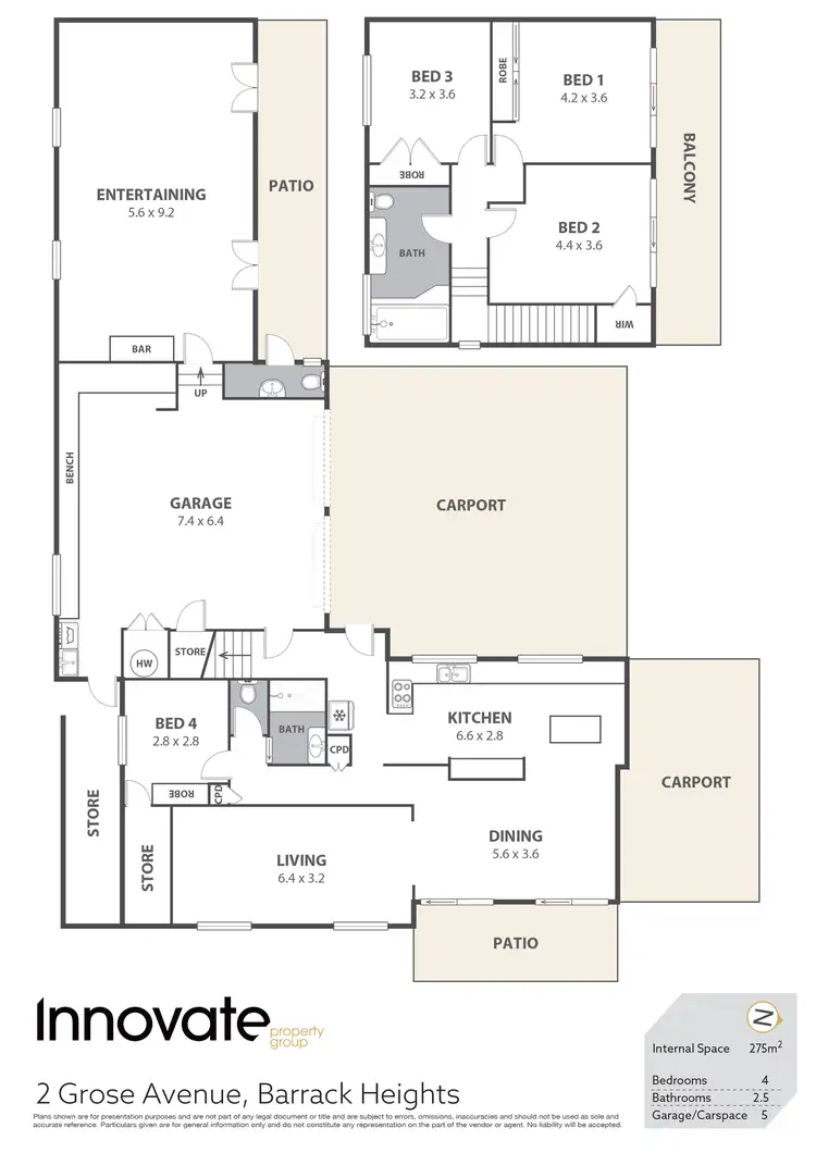 Floorplan of Homely house listing, 2 Grose Avenue, Barrack Heights NSW 2528