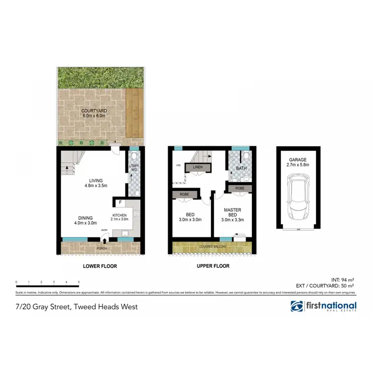 Floorplan of Homely townhouse listing, 7/20 Gray Street, Tweed Heads West NSW 2485