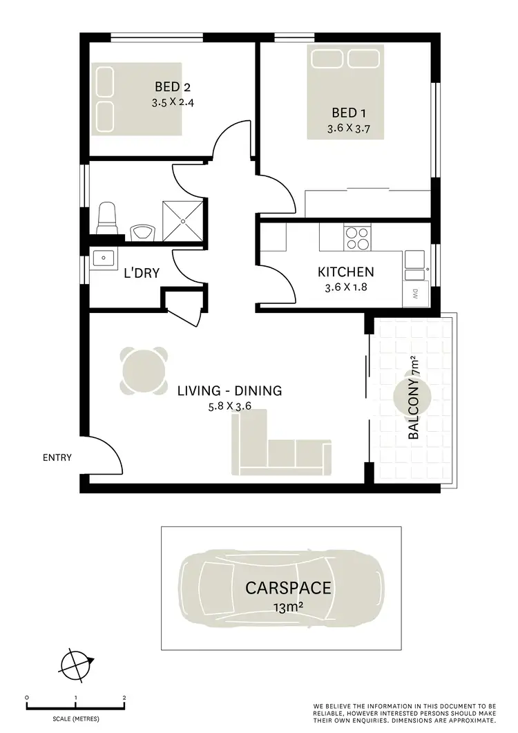 Floorplan of Homely apartment listing, 5/6-8 Little Church Street, Ryde NSW 2112