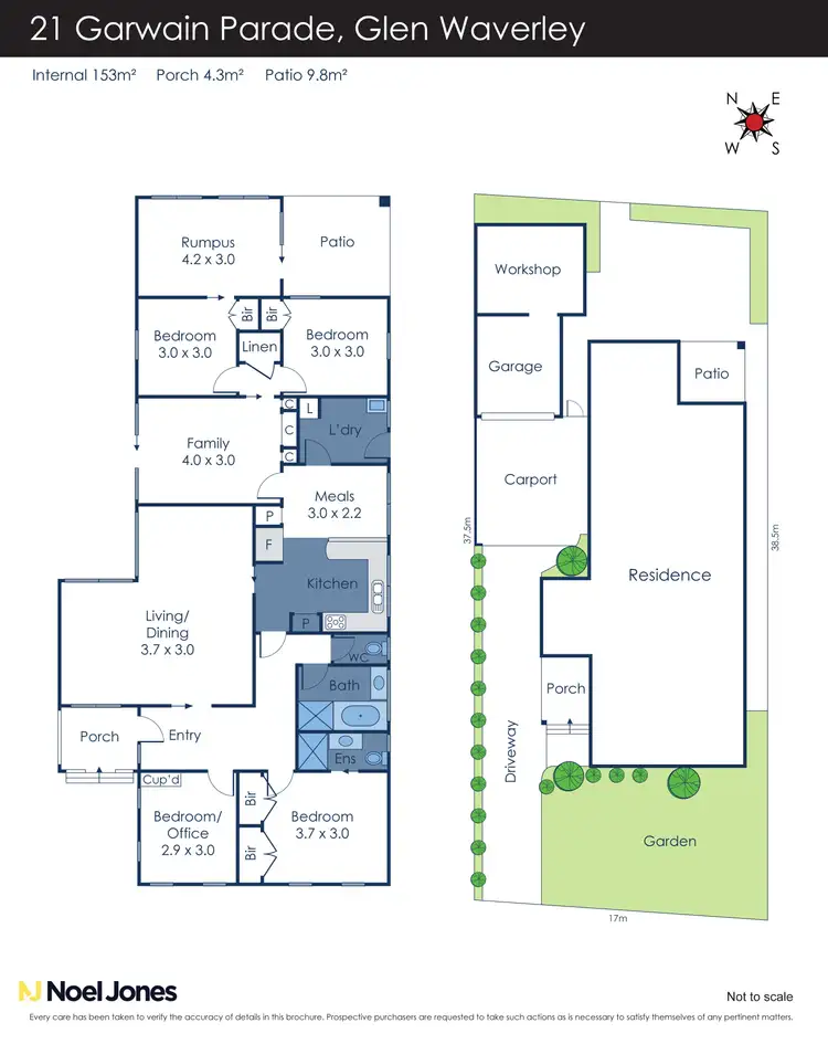 Floorplan of Homely house listing, 21 Garwain Parade, Glen Waverley VIC 3150