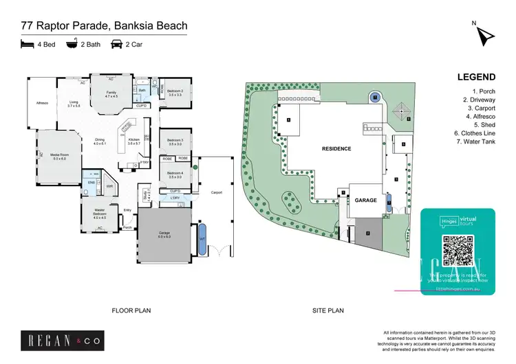 Floorplan of Homely house listing, 77 Raptor Parade, Banksia Beach QLD 4507