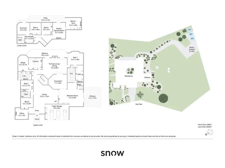 Floorplan of Homely house listing, 10 Golf Course Drive, Middle Ridge QLD 4350