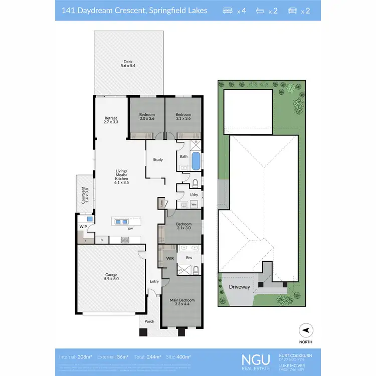 Floorplan of Homely house listing, 141 Daydream Crescent, Springfield Lakes QLD 4300