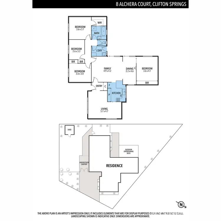 Floorplan of Homely house listing, 8 Alchera Court, Clifton Springs VIC 3222
