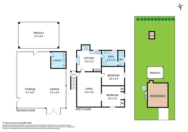 Floorplan of Homely house listing, 17 Steven Street, Redcliffe QLD 4020