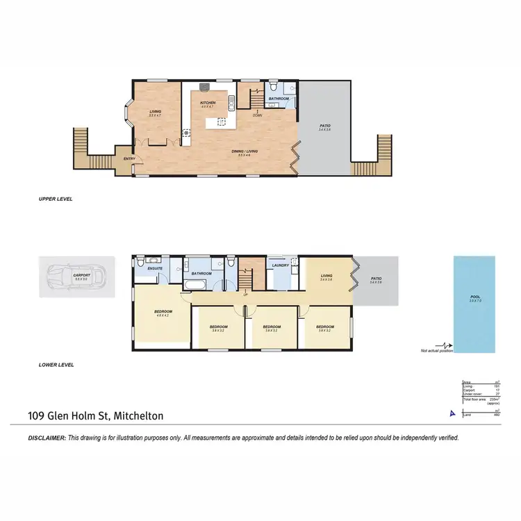 Floorplan of Homely house listing, 109 Glen Holm Street, Mitchelton QLD 4053